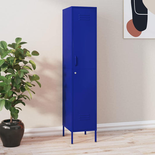 Locker Cabinet | Navy Blue | Steel | Locker Cabinet | Rectangular