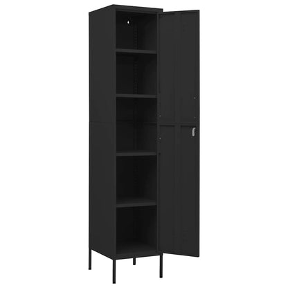 Locker Cabinet Black Steel Standard Locker Cabinet Rectangular