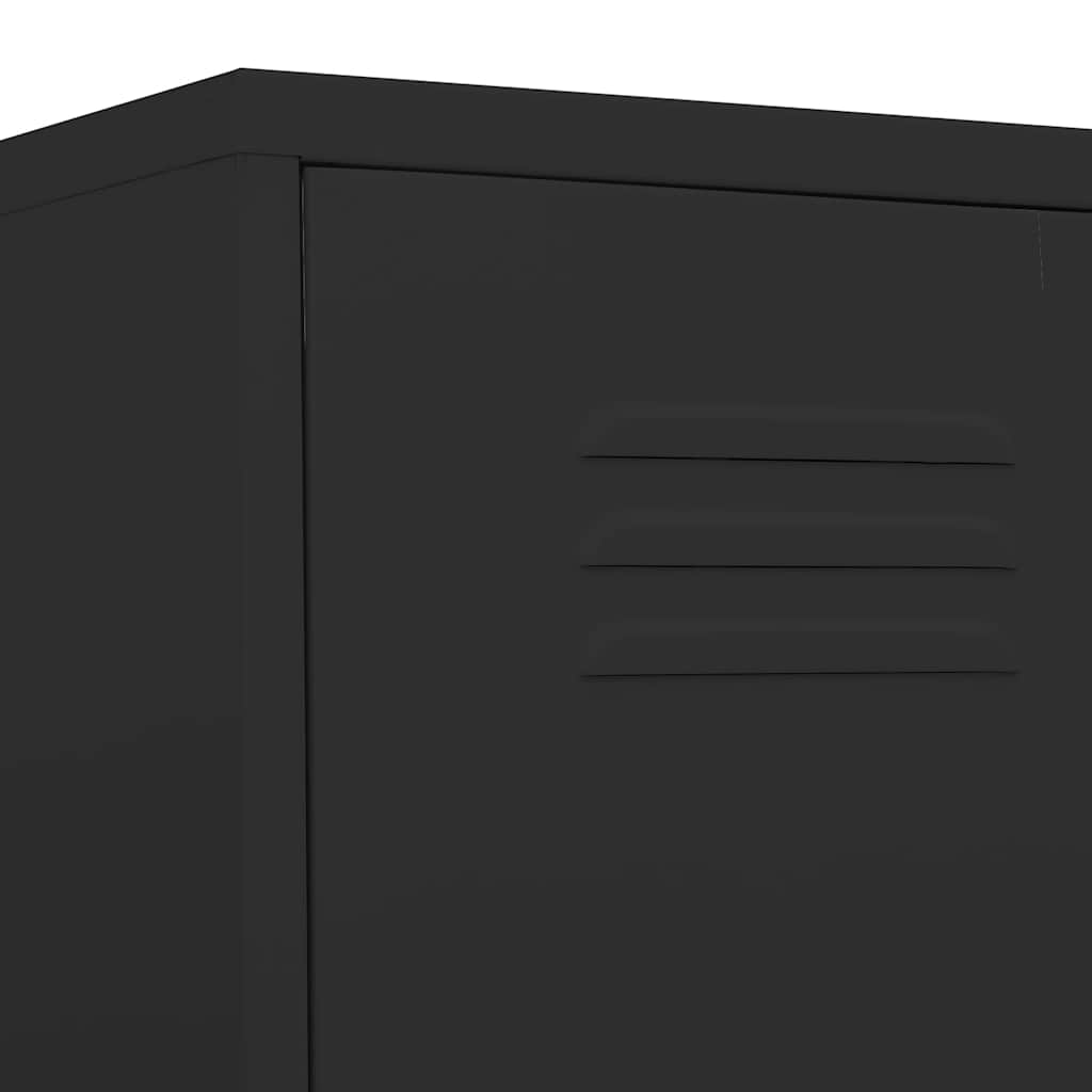 Locker Cabinet Black Steel Standard Locker Cabinet Rectangular
