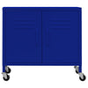 Storage Cabinet Navy Blue 60x35x56 cm Steel