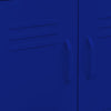 Storage Cabinet Navy Blue 60x35x56 cm Steel