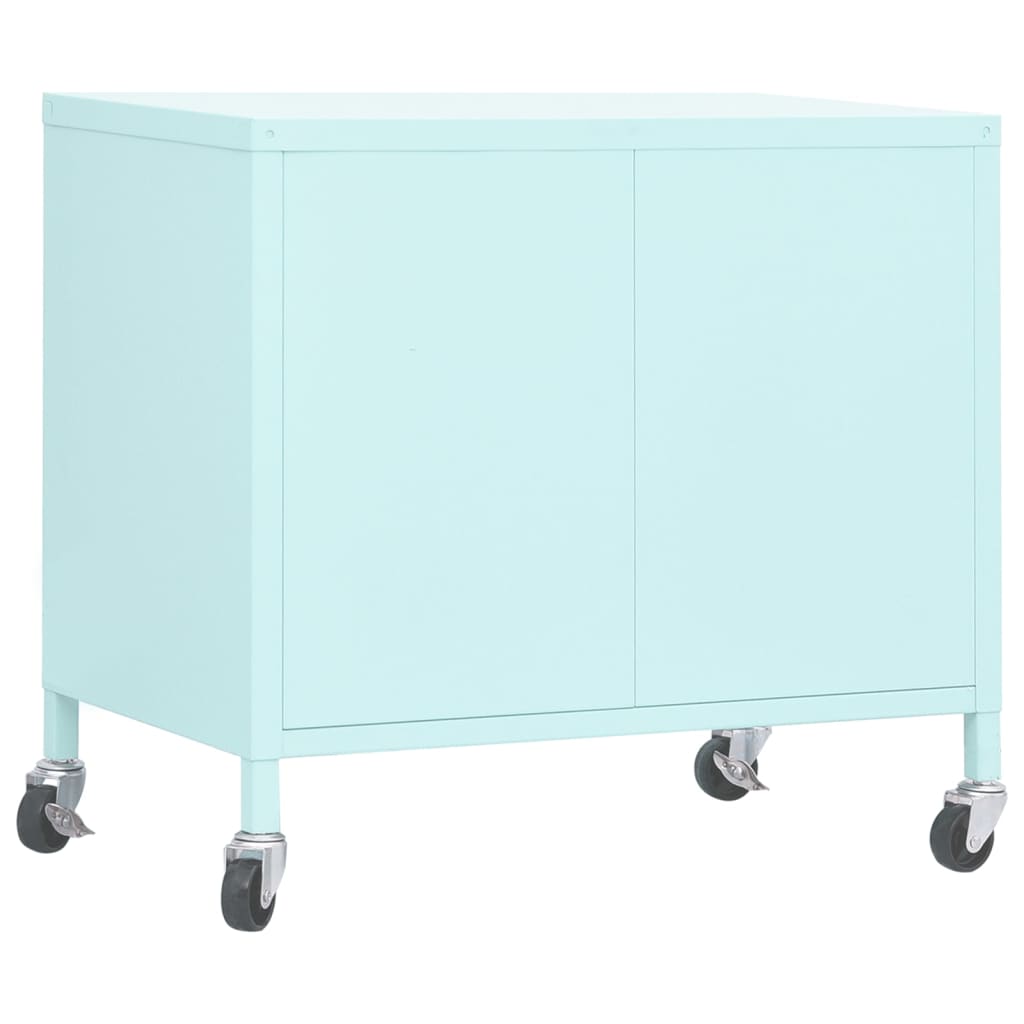 Storage Cabinet Mint Steel Small Storage Cabinet Rectangular