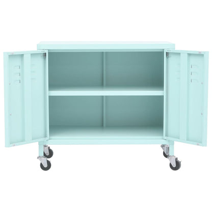 Storage Cabinet Mint Steel Small Storage Cabinet Rectangular