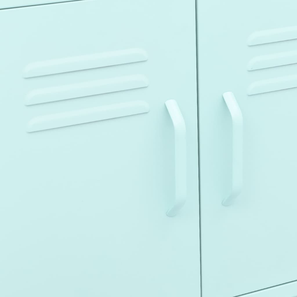 Storage Cabinet Mint Steel Small Storage Cabinet Rectangular
