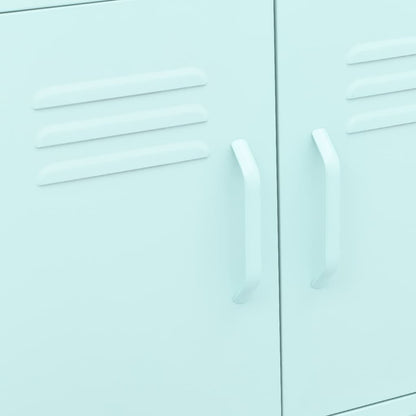 Storage Cabinet Mint Steel Small Storage Cabinet Rectangular