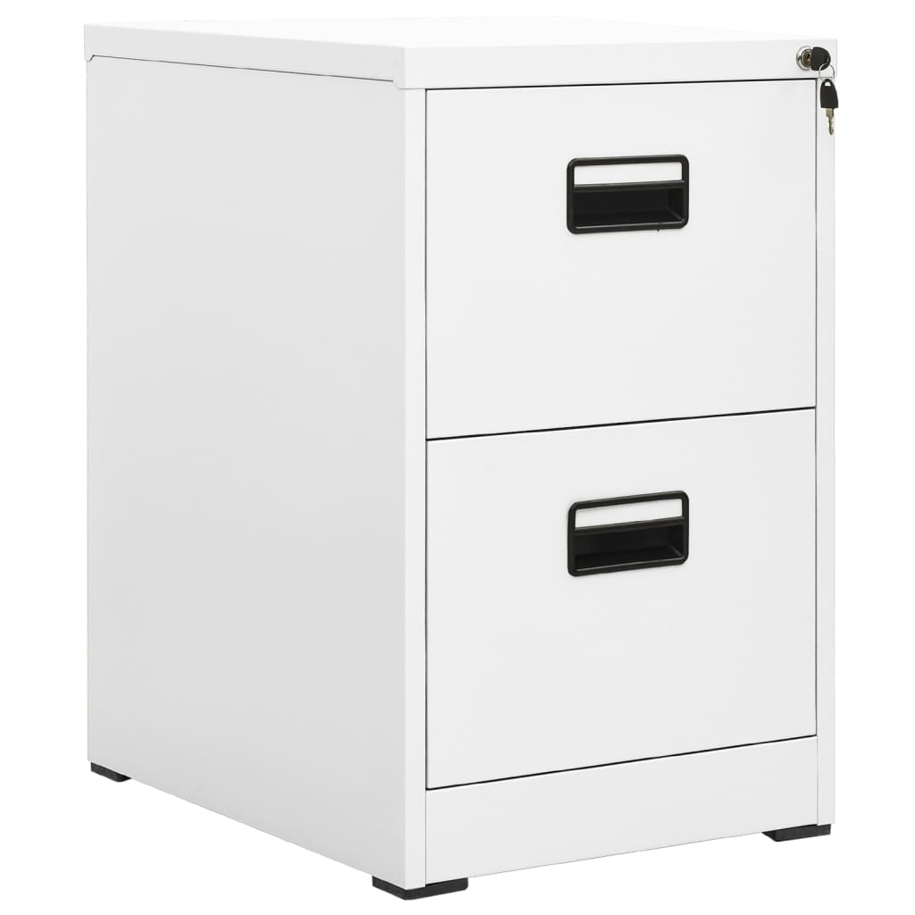 Filing Cabinet | White | Steel | Medium | Drawers | Filing Cabinet