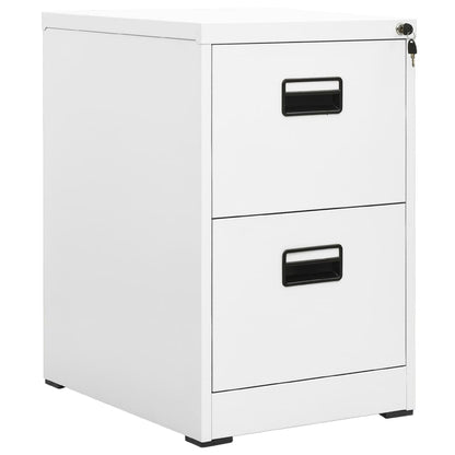 Filing Cabinet | White | Steel | Medium | Drawers | Filing Cabinet