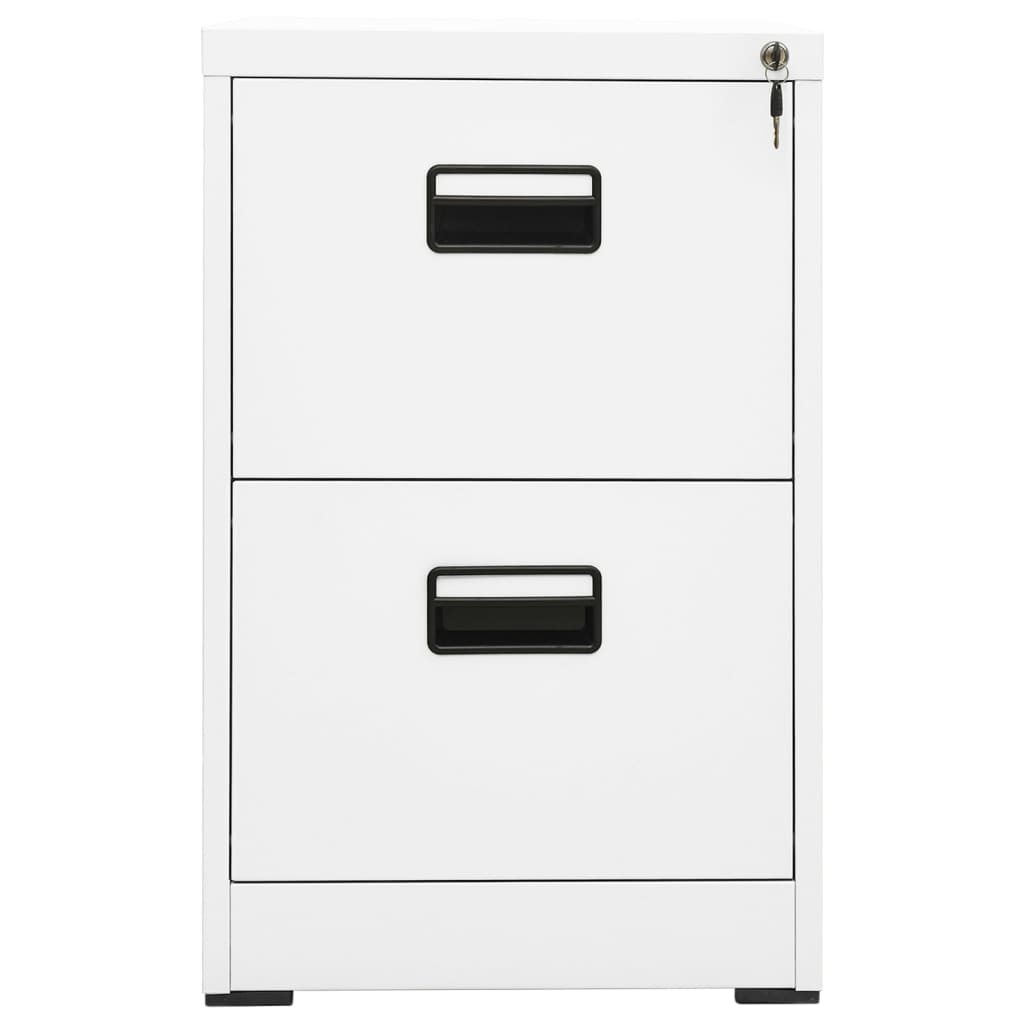 Filing Cabinet | White | Steel | Medium | Drawers | Filing Cabinet