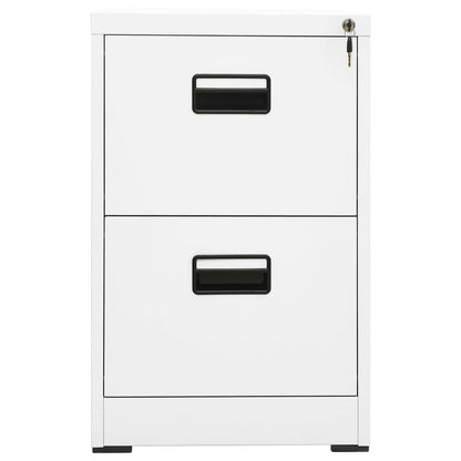 Filing Cabinet | White | Steel | Medium | Drawers | Filing Cabinet