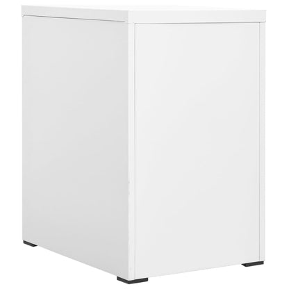 Filing Cabinet | White | Steel | Medium | Drawers | Filing Cabinet