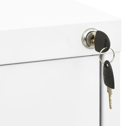 Filing Cabinet | White | Steel | Medium | Drawers | Filing Cabinet