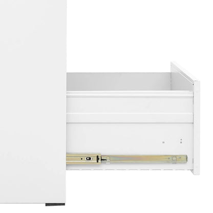 Filing Cabinet | White | Steel | Medium | Drawers | Filing Cabinet