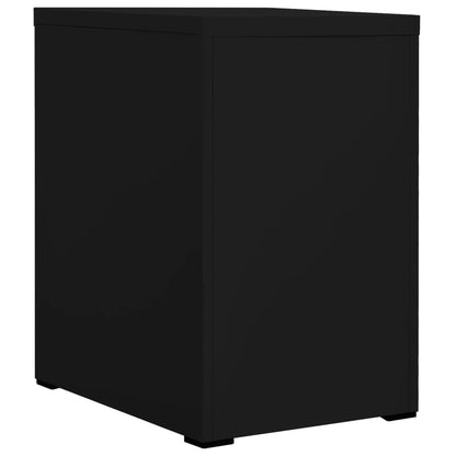 Filing Cabinet Black 46x62x72.5 cm Steel