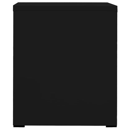 Filing Cabinet Black 46x62x72.5 cm Steel