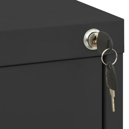 Filing Cabinet | Anthracite | Steel | Medium | Anthracite Filing Cabinet