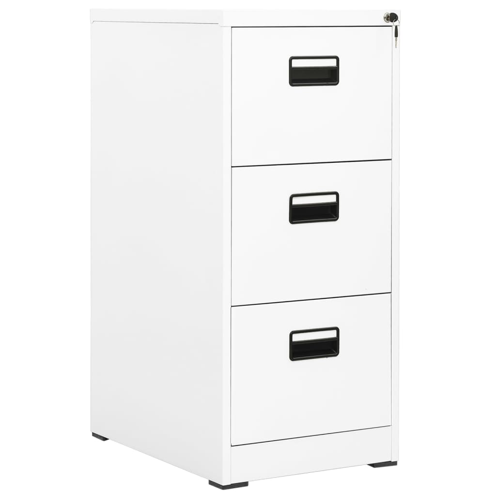 Filing Cabinet | White | Steel | Medium | Ball-Bearing | Filing Cabinet