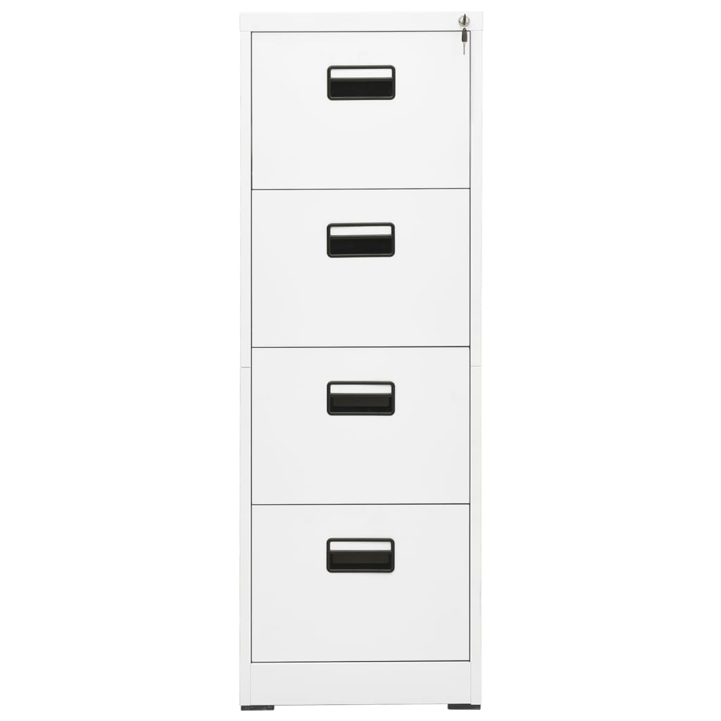 Filing Cabinet | White | Steel | Large | Filing Cabinet | Rectangular