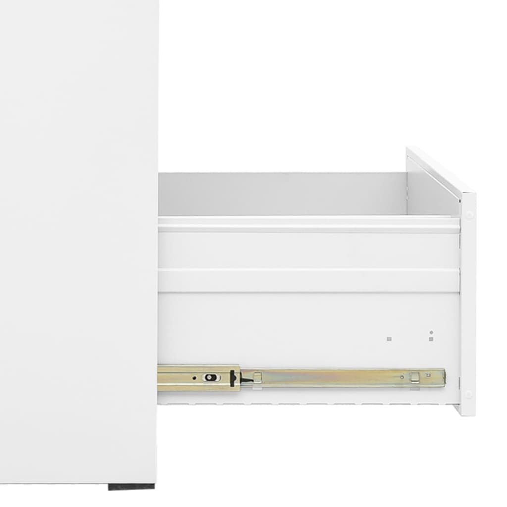 Filing Cabinet | White | Steel | Large | Filing Cabinet | Rectangular