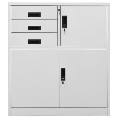 Office Cabinet | Light grey | Steel | Medium | Office Cabinets
