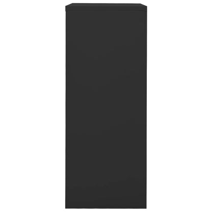 vidaXL Office Cabinet Anthracite Steel Medium Cabinet Rectangular