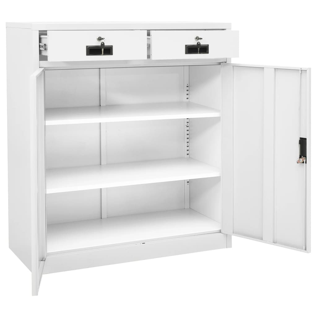 Office Cabinet Height-Adjustable Shelves Filing Cabinet Rectangular
