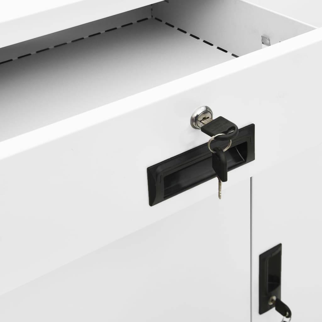 Office Cabinet Height-Adjustable Shelves Filing Cabinet Rectangular