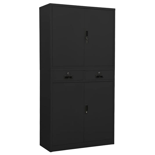 Office Cabinet | Anthracite | Steel | Large | Office Cabinet