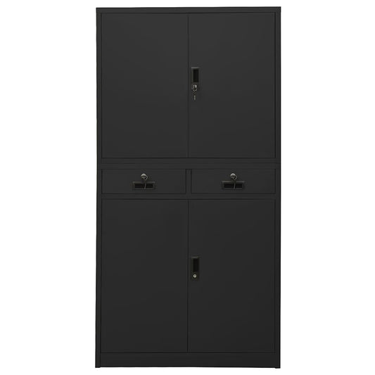 Office Cabinet | Anthracite | Steel | Large | Office Cabinet