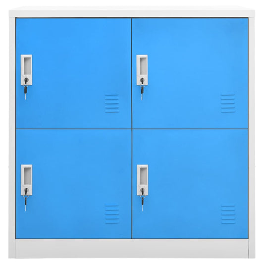 Locker Cabinet | Light grey and blue | Steel | Medium | Locker Cabinet