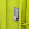Locker Cabinet Light Grey and Green 90x45x92.5 cm Steel