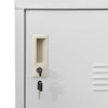 Locker Cabinet Light Grey 90x45x92.5 cm Steel