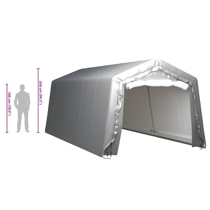 Storage Tent 300x600 cm Steel Grey