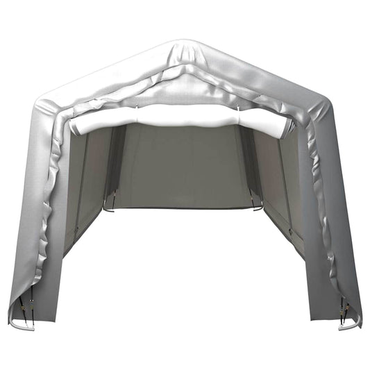 Tent | Steel Grey | PE | 3m x 9m x 2.4m | Foldable | Storage Tent