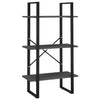 Storage Shelf Gray 23.6"x11.8"x41.3" Engineered Wood