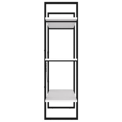 Book Cabinet White 100x30x105 cm Engineered Wood