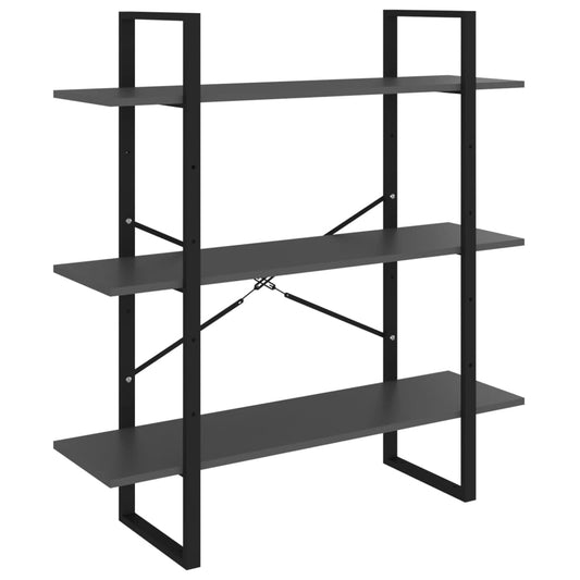 Book Cabinet | Grey | Engineered wood, metal | Medium | Book Cabinet