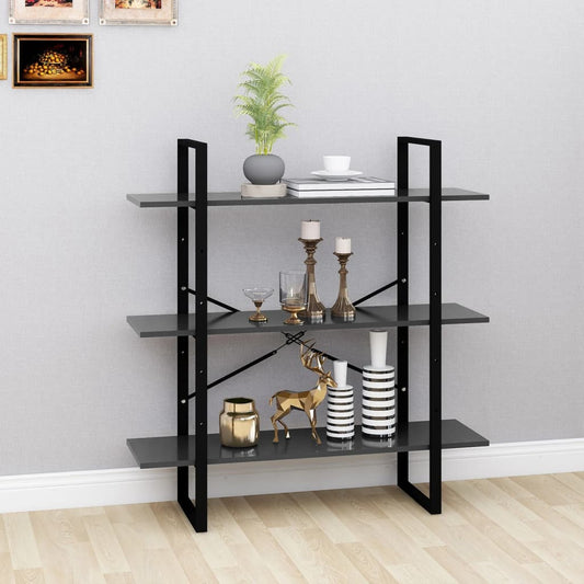 Book Cabinet | Grey | Engineered wood, metal | Medium | Book Cabinet