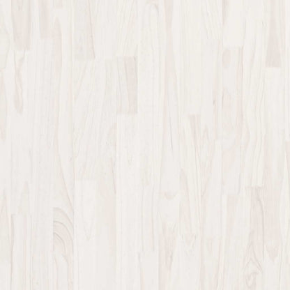 3-Tier Book Cabinet White 100x30x105 cm Solid Pine Wood