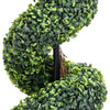 Artificial Boxwood Spiral Plant with Pot Green 100 cm