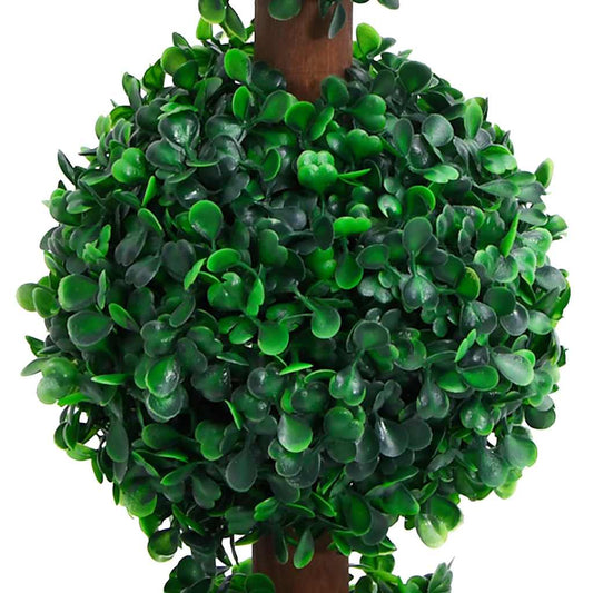 Fake Plant | Mixed Green | Polyethylene, solid eucalyptus wood | Medium