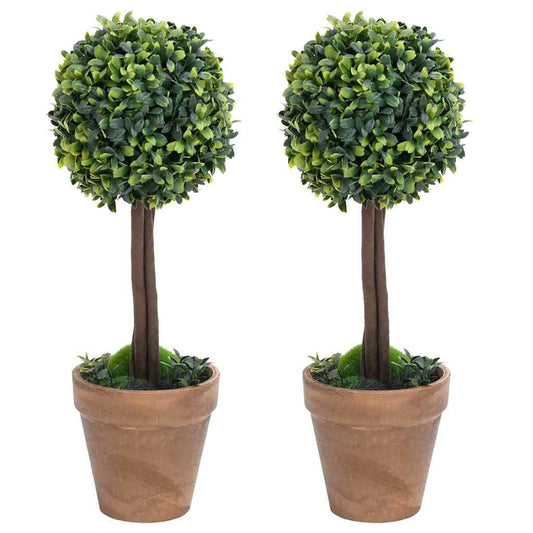 Artificial Plant | Set of 2 | Mixed Green