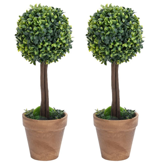 Artificial Plant | Set of 2 | Mixed Green