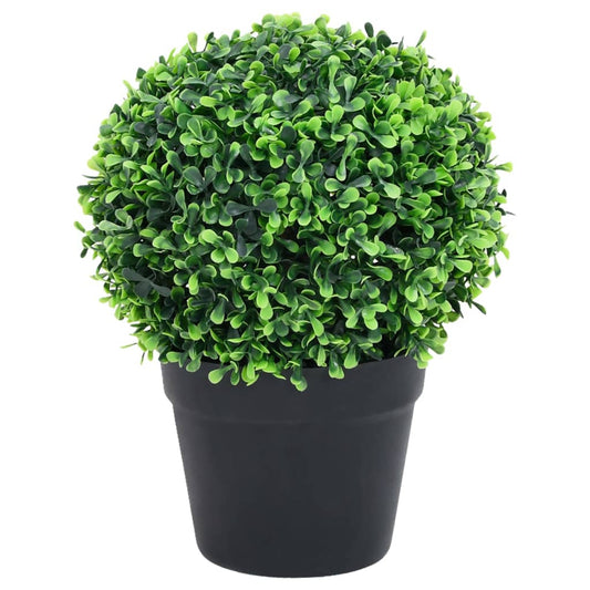 Artificial Plant | Set of 2 | Lush green | Polyethylene, Polypropylene