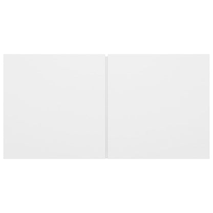 3074457 vidaXL 8 Piece TV Cabinet Set White Engineered Wood (2x804509+804483)