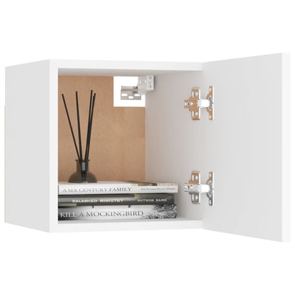 3078649 vidaXL 8 Piece TV Cabinet Set White Engineered Wood (801481x4+804483)