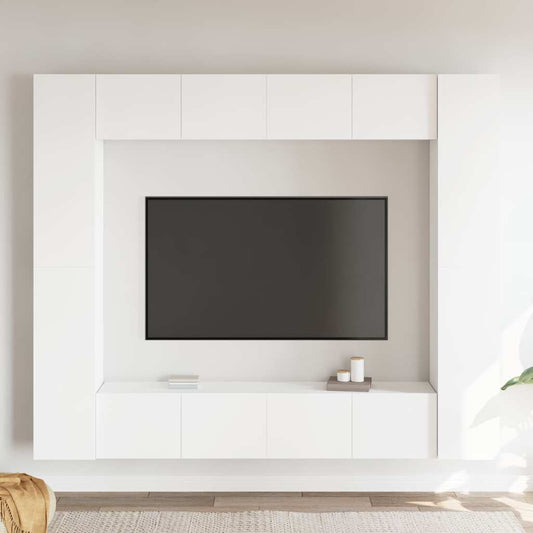 TV Cabinet | White | Engineered wood | Modern | TV Stand | HiFi Cabinet