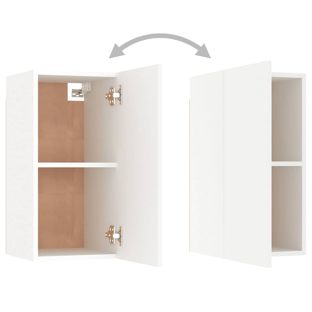 TV Cabinet | Set of 3 | White | Engineered wood | Medium