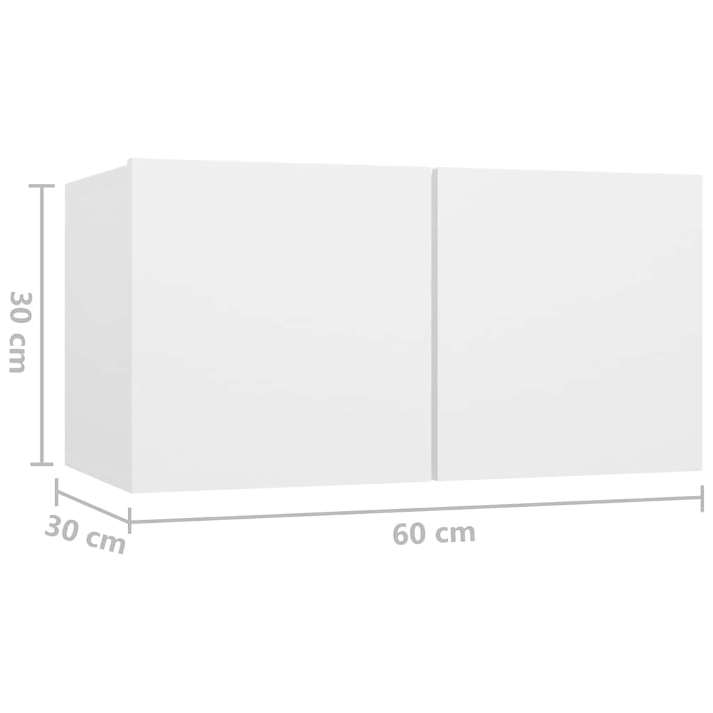TV Cabinet Set | White | Engineered wood | Standard | TV Cabinet Set