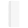 10 Piece TV Cabinet Set White Engineered Wood