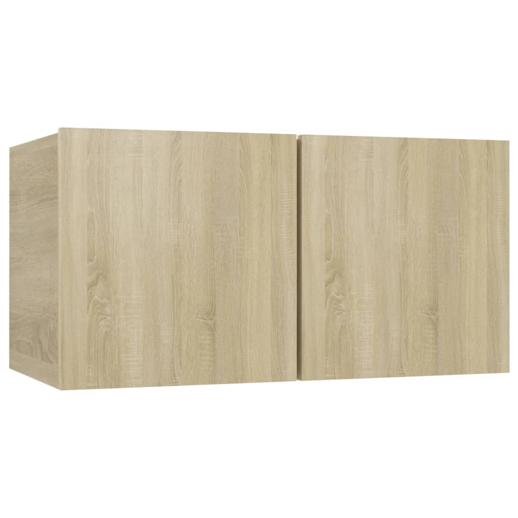 TV Cabinets 4 pcs Sonoma Oak 60x30x30 cm Engineered Wood